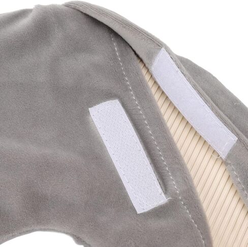 Hot Water Bag, Hot Water Bottles, PVC Material Hot Water Bag, Hot Water Bottle with Soft Cover, 1L Hot Water Bottle U Shaped Hot Water Bag for Winter Neck Shoulder Warm with Soft Cover(Grey) in Saudi Arabia