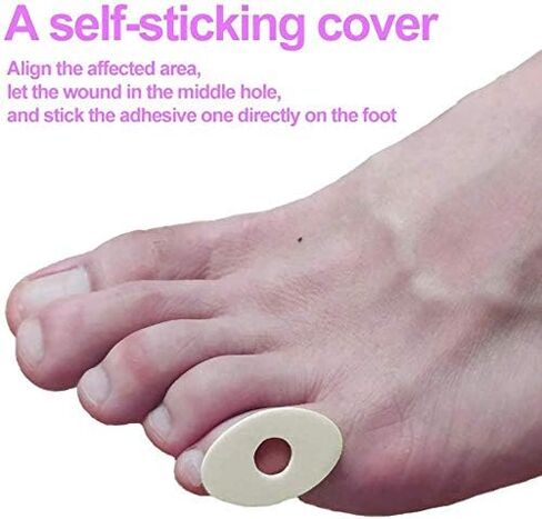 Large Variety 90 Pack Callus Cushion Foam Pads for Feet, Toes, Heel or Side of Foot Big and Small Performance Grade in Saudi Arabia