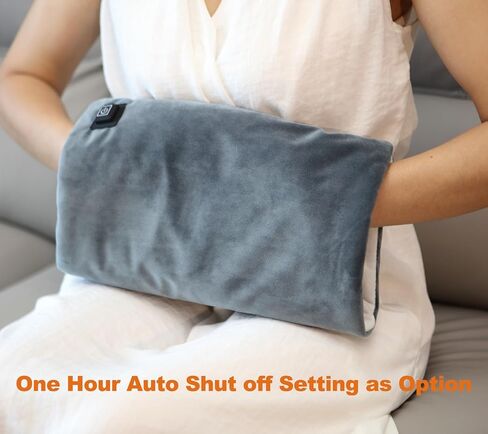 USB Heating Pad, Portable 5V Electric Heat Pad for Pain Relief - Neck, Back, Shoulders, Abdomen Cramps - Heated Travel Blanket for Car with Auto Shut off 17x14 Inch (No Build in Battery) in Kuwait