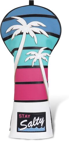 mytag Coconut Tree Golf Headcover, Driver Headcover 3D Embroidery Tropical Theme Golf Driver Cover in Saudi Arabia