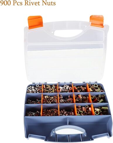 900Pcs Rivet Nuts Set Rivet Nuts Including M3 M4 M5 M6 M8 M10 in Saudi Arabia