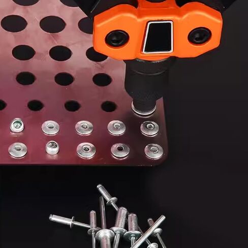 100 PCS Blind Rivets Stainless Steel Blind Rivets 1/8" x 5/8" Blind Rivets Aluminum Pop Rivets Dome Head Pop Rivets Assortment Kit Open End Blind Rivets Installing Metal Rivets Accessories in Saudi Arabia