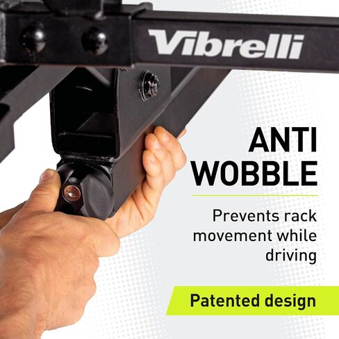 Vibrelli Hitch Bike Rack - 2 Ebike Rack - Fits Fat Tire, Mountain Bike, Electric Bikes, Road - 65lbs per Bike - Patented Anti-Wobble - Cars & SUV - Tilting Folding Platform Car Racks, 2-Inch Receiver in Saudi Arabia