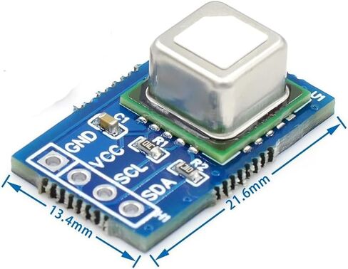 HiLetgo SCD41 CO2 Carbon Dioxide Gas Sensor Gas Detect Module Temperature Humidity Sensor I2C Communication 2.4-5.5 V for Air Quality Monitoring in Saudi Arabia
