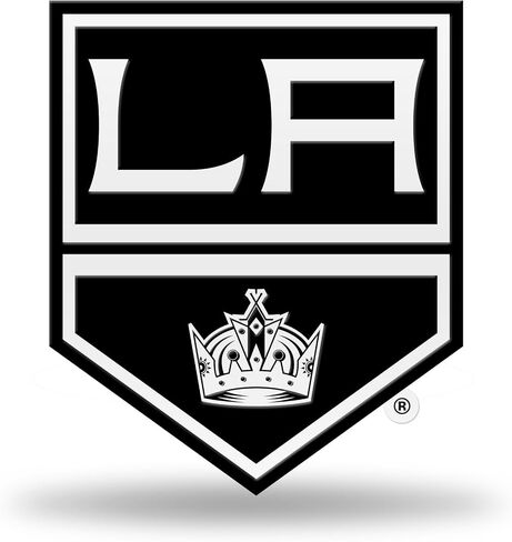 Rico NHL Unisex Team Spirit Magnet Auto Emblemnhl Team Spirit Magnet Auto Emblem, Black, White, 6.25 x 4.5 x 0.2 in Saudi Arabia