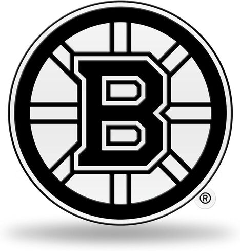 Rico NHL Unisex Team Spirit Magnet Auto Emblemnhl Team Spirit Magnet Auto Emblem, Black, White, 6.25 x 4.5 x 0.2 in Saudi Arabia