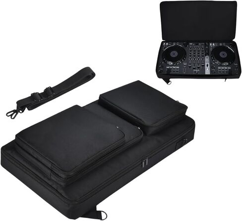 حقيبة تحكم DJ لـ Pioneer DDJ FLX6 gt، Pioneer DDJ FLX6 صندوق تخزين ناعم للسفر متوافق مع الرائد DDJ SX/DDJ SX2/DDJ SX3، حقيبة واقية لوحدة التحكم المحمولة مع أشرطة كتف قابلة للتعديل in Saudi Arabia