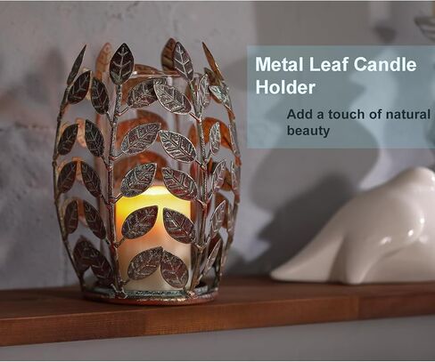 حوامل شموع الإعصار، حوامل شموع عمود لشموع الناخبين، حامل شموع مع غطاء زجاجي لديكور المنزل في المنتصف للطاولة، ارتفاع 22.86 سم in Kuwait