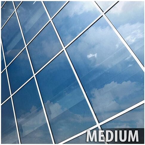 BDF S35 Window Film High Heat Rejection Reflective Silver 35 (Medium) - 24in X 24ft in Saudi Arabia
