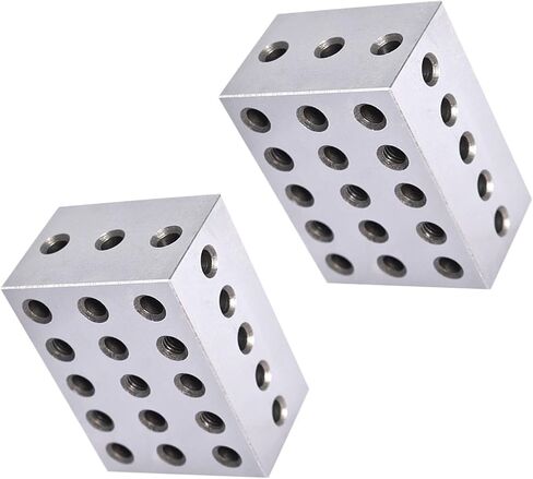 كتل ALL-CARB مقاس 2-3-4 بوصة زوج متطابق 23 فتحة (2 × 3 × 4) دقة 234 بوصة يقوم الميكانيكي الأرضي بإعداد الكتل .0003 HRC 55-62 in Kuwait