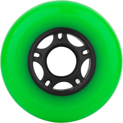 4-Pack Inline Skate Wheels 64mm/70mm/72mm/76mm/80mm 85a Indoor Outdoor Inline Replacement Wheels for Blades Roller Hockey Skates, Caster Board, Luggage, Training, Scooter, etc in Saudi Arabia