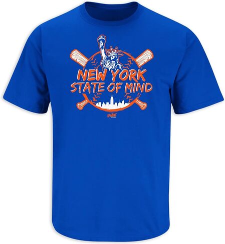 New York State of Mind T-Shirt for New York Baseball Fans (SM-5XL) in Saudi Arabia