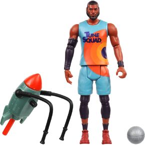Moose Toys Space Jam: A New Legacy - Baller Action Figure - 5" Lebron James with Acme Rocket Pack 4000