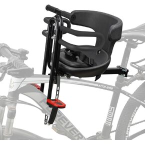 Baby Bike Seat Toddler Bike Seat for Adult Bike Bike Attachment for Toddlers 1-3 Front Mounted Child Bike Seat Kids Bike Seat Child Bike Seat toddler bike seat for adult bike