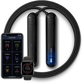 Tangram 05-62366 Smart Rope Pure (Bluetooth 4.0 Enabled Jump Rope, Jump Counter, Smart Phone Connected App, Smooth Ball Bearing Rotation)