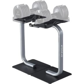 Adjustable Dumbbell Stand Rack Holder Weight Training Fitness Exercise for Home Gym Woman Beginner Black