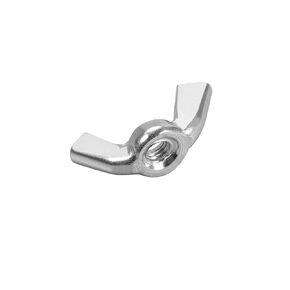 uxcell 3/16"-24 Wing Nuts, Carbon Steel Zinc Plated Fasteners Parts Hurrican Screws Hand Twist Tighten Ear Butterfly Nut, 30pcs
