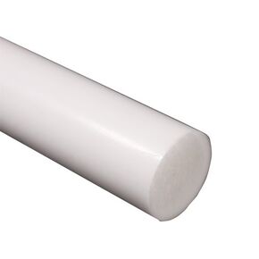 Sterling Seal PTFE-0.75X12-RD White PTFE Rod, Temperature Range: -400 to 500 degrees F, 3/4" x 12"