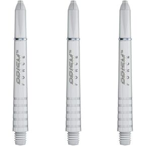 Winmau Prism Force Dart Shafts, Force Grip Zone Stems, Medium 48mm, White