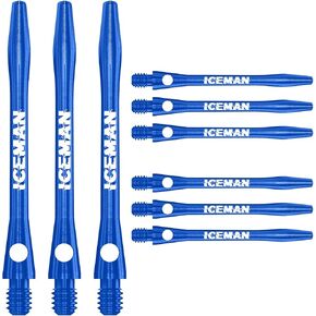 RED DRAGON Gerwyn Price Iceman Logo Aluminium Stems - 3 sets per pack (9 Stems in total)
