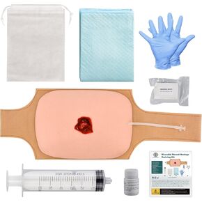 مجموعة أدوات تدريب تعبئة الجروح، مجموعة إيقاف النزيف للتدريب على الإرقاء، مجموعة أدوات تدريب على جرح الجروح يمكن ارتداؤها in Kuwait