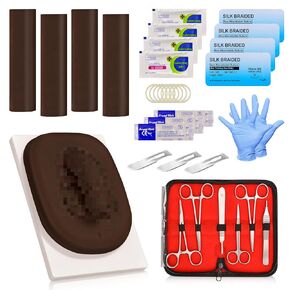 Adult Male Circumcision Trainer Kit for Medical Students, Circumcision Simulator Set with Circumcision Tools for Practice Training-Light