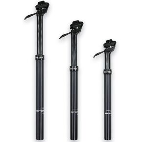 DJC Bike Dropper Seatpost 100mm 125mm 150mm Travel Manual Control Lever Height Adjustable Seatpost Cableless MTB Road Bike Hydraulic EXA Form Speedup