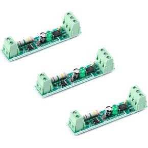 3Pcs 1Channel AC 220V Optocoupler Module 220V Voltage Detect 220V Optocoupler Isolation Microcontroller TTL Level 3V-5V