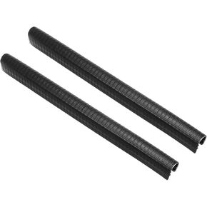 PATIKIL 11.8 Inch Skateboard Deck Guards Protector, 2 Pack Skate Deck Edge Protection Skateboard Protective Gear, Black