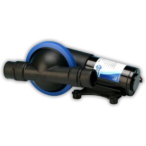 Jabsco 50890 Series Marine Filter-less Waste Pump Robust Single Diaphragm Design, 5 GPM, 1.5 inch