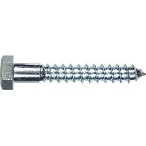 230134 Hex Lag Screw, 1/2-Inch X 4-1/2-Inch, Zinc, 25-Pack