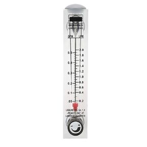 Hilitand Flowmeter, LZM-15T Liquid Flowmeter Knob Panel Type Flow Meter Measurement for Measuring Water Liquid ZG1/4 0.1-0.5GPM, Flowmeters