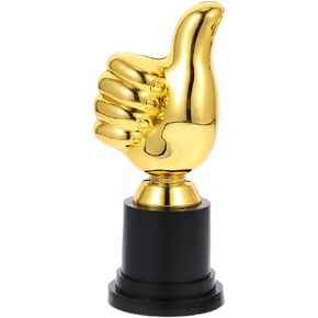 Soccer Decor Golden Thumb Trophy Plastic Trophy Award Thumbs up Award Trophies Classoom Rewards Good Job Award Game Rewards Football Decor