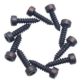 50pcs M2.5 10mm Alloy Steel Allen Hex Socket Head Cap Self-Tapping Screw