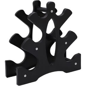 Weight Rack, 3 Tier Dumbbell Rack 20kg Bearing Dumbbell Rack Stand Dumbbell Storage Rack Weight Organizer Rack Weight Holder for Home Offices Gyms