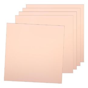 5 Pcs FR4 Copper Clad Laminate PCB Circuit Board, 180x120mm 7.09x4.72 inch Single Sided PCB Circuit Board, 1.5mm Thickness DIY Prototyping PCB Board