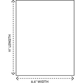Tape Logic Laser Labels Rectangle 8 1/2" x 5 1/2" White (200-pk) Self-Adhesive All Purpose Blank Sticker Label Half Sheet Printable Office & Personal Supplies for Address, Shipping & Mailing