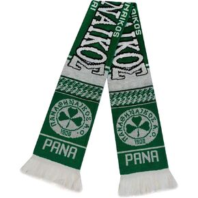 Panathinaikos Scarf | Premium Soccer Fan Scarf | Soft Acrylic Knit