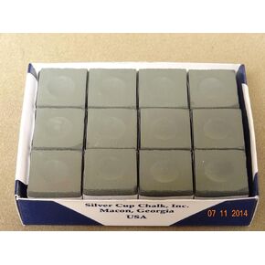 Silver Cup Chalk, Olive, 12-Piece Box