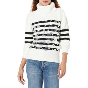 بلوزة كارل لاغرفيلد باريس للسيدات مخططة in Kuwait