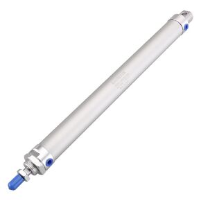 Baomain Mini Air Cylinder MAL 25 X 250 Single Male Thread Rod Dual Action 25 Bore 250 Stroke