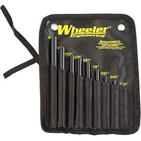 Wheeler Engineering Roll Pin Starter Punch Set for Gunsmithing