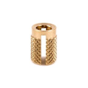 E-Z LOK Threaded Insert for Plastic Flush Brass Thread Inserts M5-0.8 Pack of 25