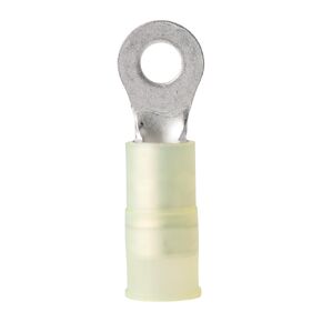 ANCOR MARINE GRADE 220226 Electrical Nylon Insulated Double Crip Funnel Entry Ring Terminals with Insulation Grip (12 to 10-Gauge, Size 3/8 Screw, 100-Pack)