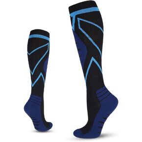 Compression Socks for Men & Women 20-30 mmHg Knee-High Support Stockings for Running, Nurses,Athletic, Sports, Travel