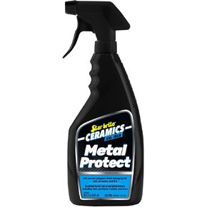 STAR BRITE Ceramics Metal Protect - SiO2 Polymer Protection, 22 oz (203322) - Durable Barrier Against Corrosion, Pitting, Salt Damage for Pontoons, Trailers, Towers