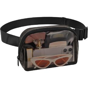 Fanny Pack Stadium Approved,Fashion Belt Bag for Women with Adjustable Strap for Games Concert Festival