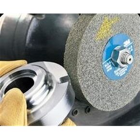 3M EXL Deburring Wheel - 8A Medium Grit Aluminum Oxide - Metal Deburring, Finishing and Polishing Wheel - Convolute - 6" x 1" x 1" - Pack of 3