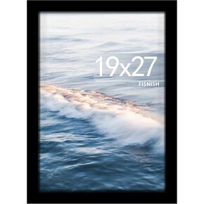 9x11 Picture Frame Brown, Classic Poster Frame for Horizontal or Vertical Wall Mounting, 1 Pack