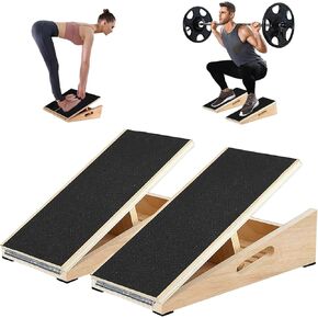 Multi-Functional Slant Board - Adjustable Calf Stretcher Slant Board, Incline Board Squat Trainer & Home Stretching Aid to Efficient Calf Stretch and Relaxation